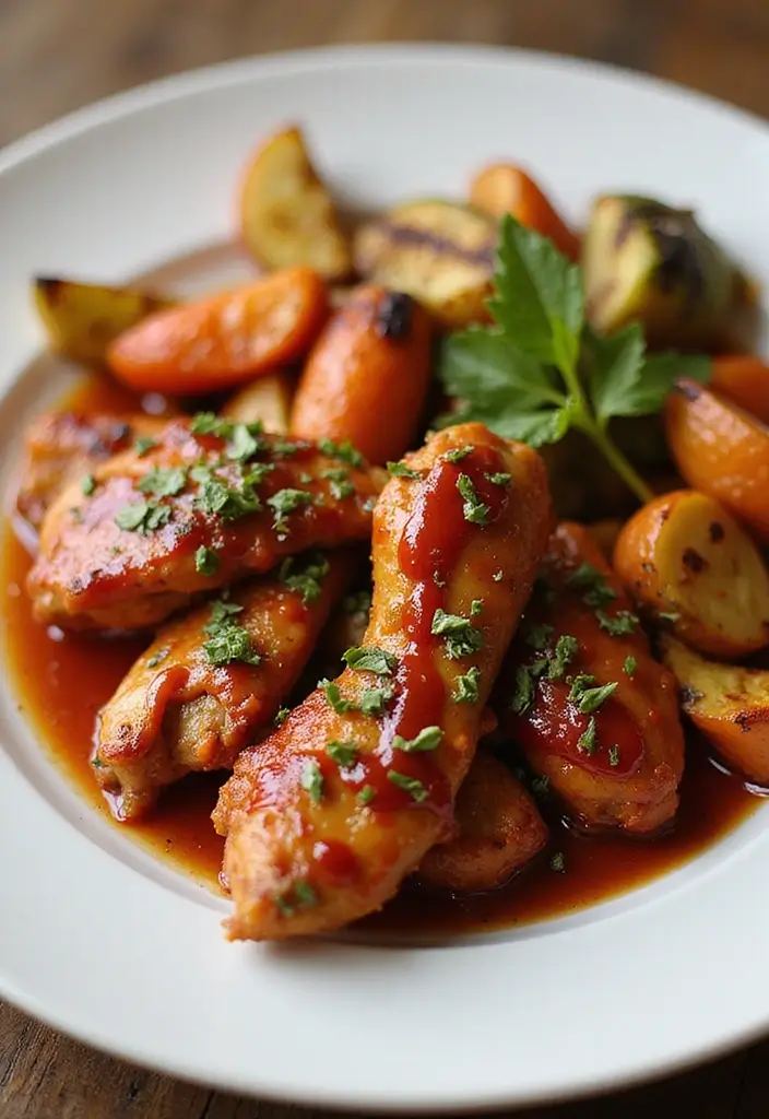 28 BBQ Chicken Instant Pot Recipes Ready in Minutes 5 28 BBQ Chicken Instant Pot Recipes Ready in Minutes - 4. Sweet and Spicy BBQ Chicken