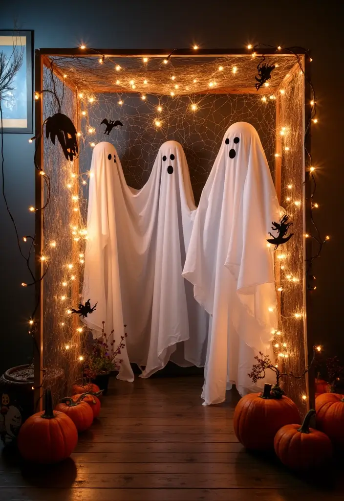 28 Chicken Wire Ghosts DIY Projects That Are Spooky & Fun 29 28 Chicken Wire Ghosts DIY Projects That Are Spooky & Fun - 28. Chicken Wire Ghost Photo Booth