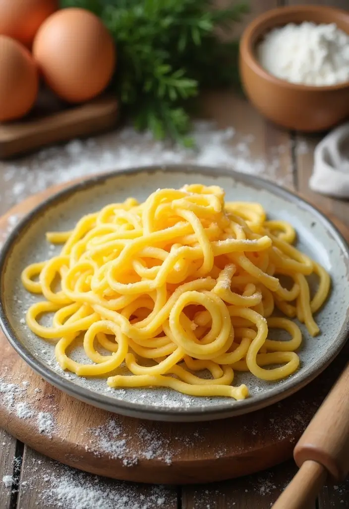 28 Homemade Noodles for Chicken Noodle Soup Recipes That Taste Fresh - 1. Classic Homemade Egg Noodles