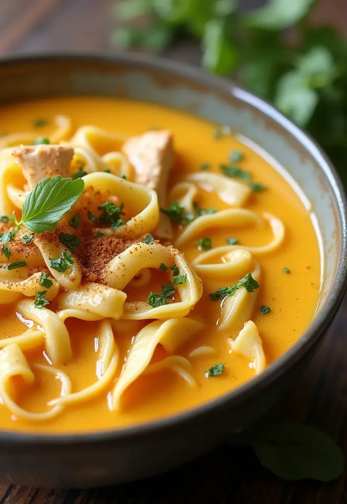 28 Homemade Noodles for Chicken Noodle Soup Recipes That Taste Fresh - 11. Cheese-filled Noodles for a Creamy Treat