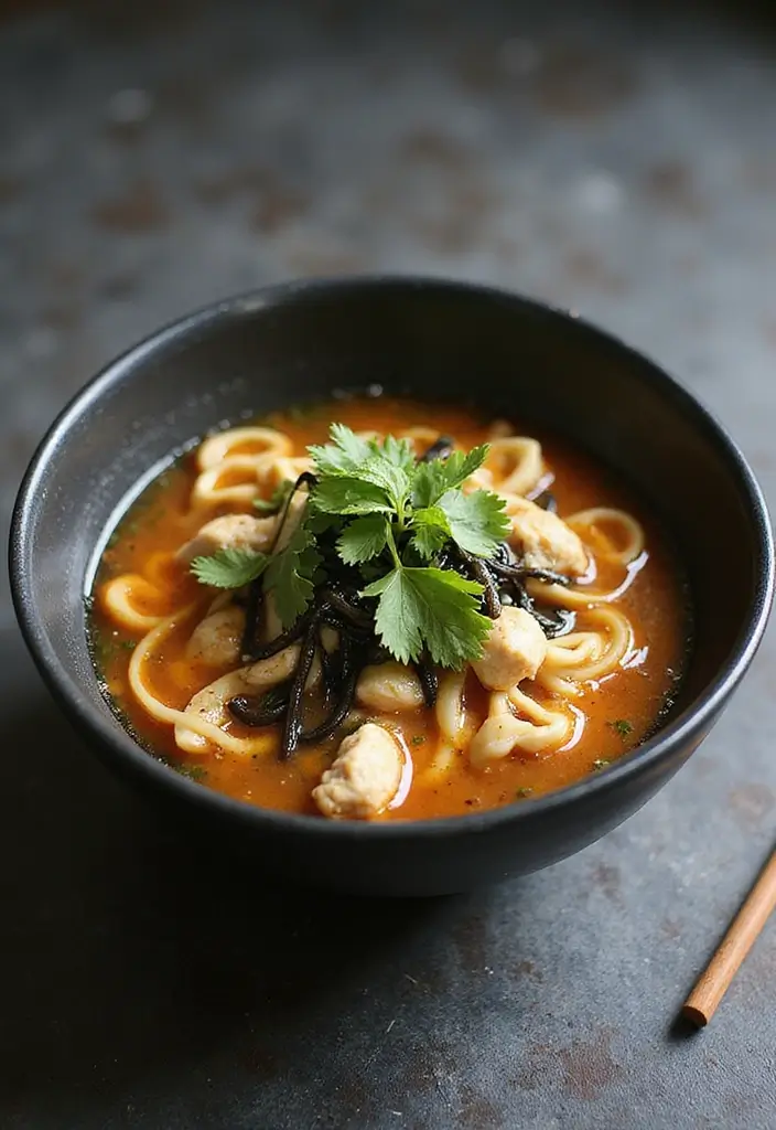 28 Homemade Noodles for Chicken Noodle Soup Recipes That Taste Fresh - 12. Squid Ink Noodles for an Elegant Touch