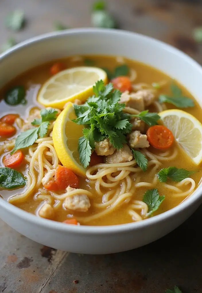 28 Homemade Noodles for Chicken Noodle Soup Recipes That Taste Fresh - 14. Lemon-infused Noodles for Brightness