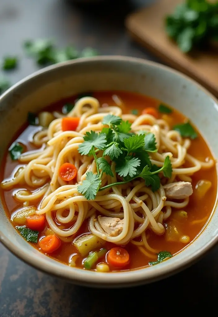 28 Homemade Noodles for Chicken Noodle Soup Recipes That Taste Fresh - 16. Rustic Hand-cut Noodles for Authenticity