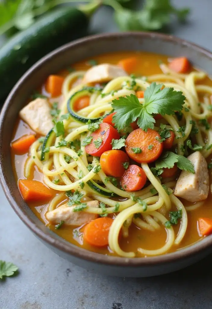 28 Homemade Noodles for Chicken Noodle Soup Recipes That Taste Fresh - 7. Zucchini Noodles for a Low-Carb Option