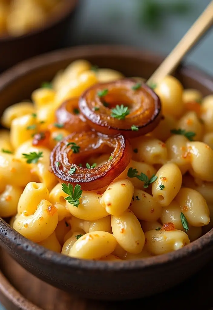 28 Honey Pepper Chicken Mac and Cheese Recipes That Feel Bold 17 28 Honey Pepper Chicken Mac and Cheese Recipes That Feel Bold - 16. Honey Pepper Chicken Mac and Cheese with Caramelized Onions