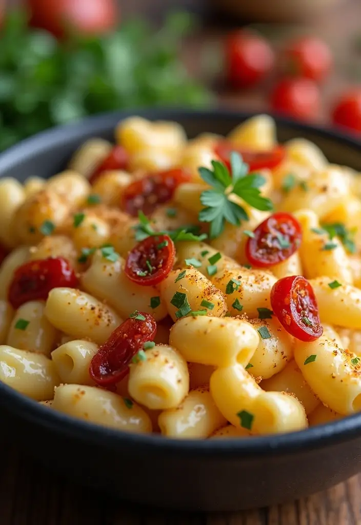 28 Honey Pepper Chicken Mac and Cheese Recipes That Feel Bold 18 28 Honey Pepper Chicken Mac and Cheese Recipes That Feel Bold - 17. Honey Pepper Chicken Mac and Cheese with Sun-Dried Tomatoes