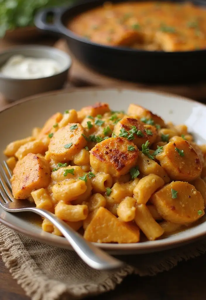 28 Honey Pepper Chicken Mac and Cheese Recipes That Feel Bold 25 28 Honey Pepper Chicken Mac and Cheese Recipes That Feel Bold - 24. Honey Pepper Chicken Mac and Cheese with Sweet Potatoes