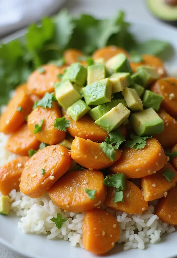 28 Slow Cooker Orange Chicken Recipes That Are Sticky & Delicious 13 28 Slow Cooker Orange Chicken Recipes That Are Sticky & Delicious - 12. Orange Chicken with Avocado