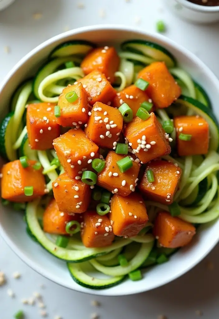 28 Slow Cooker Orange Chicken Recipes That Are Sticky & Delicious 19 28 Slow Cooker Orange Chicken Recipes That Are Sticky & Delicious - 18. Orange Chicken and Zucchini Noodles