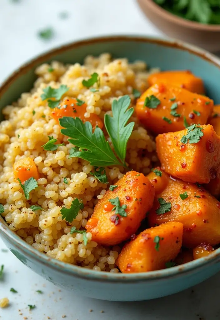 28 Slow Cooker Orange Chicken Recipes That Are Sticky & Delicious 3 28 Slow Cooker Orange Chicken Recipes That Are Sticky & Delicious - 2. Healthy Orange Chicken with Quinoa