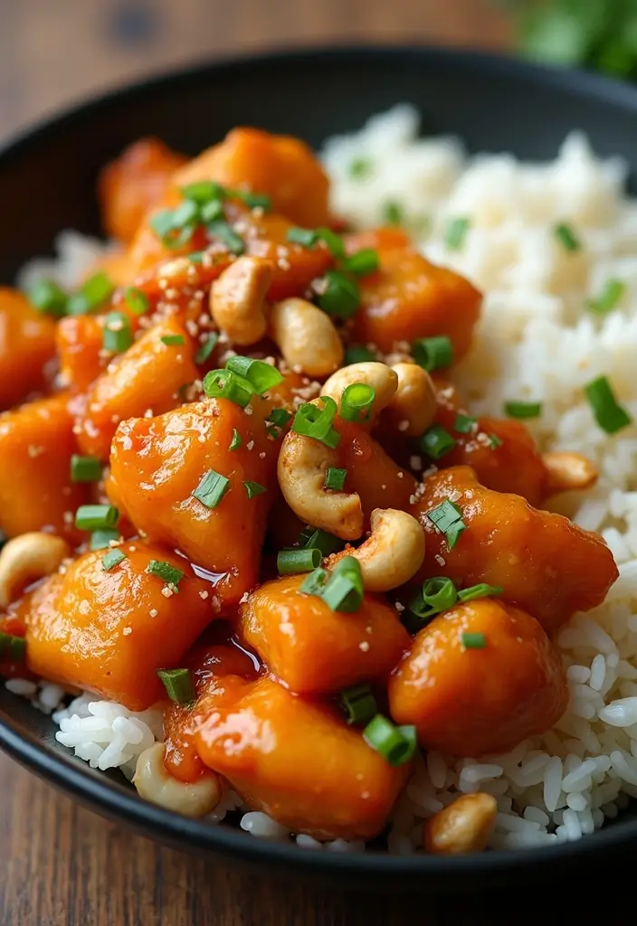 28 Slow Cooker Orange Chicken Recipes That Are Sticky & Delicious 24 28 Slow Cooker Orange Chicken Recipes That Are Sticky & Delicious - 23. Orange Chicken with Spicy Cashews