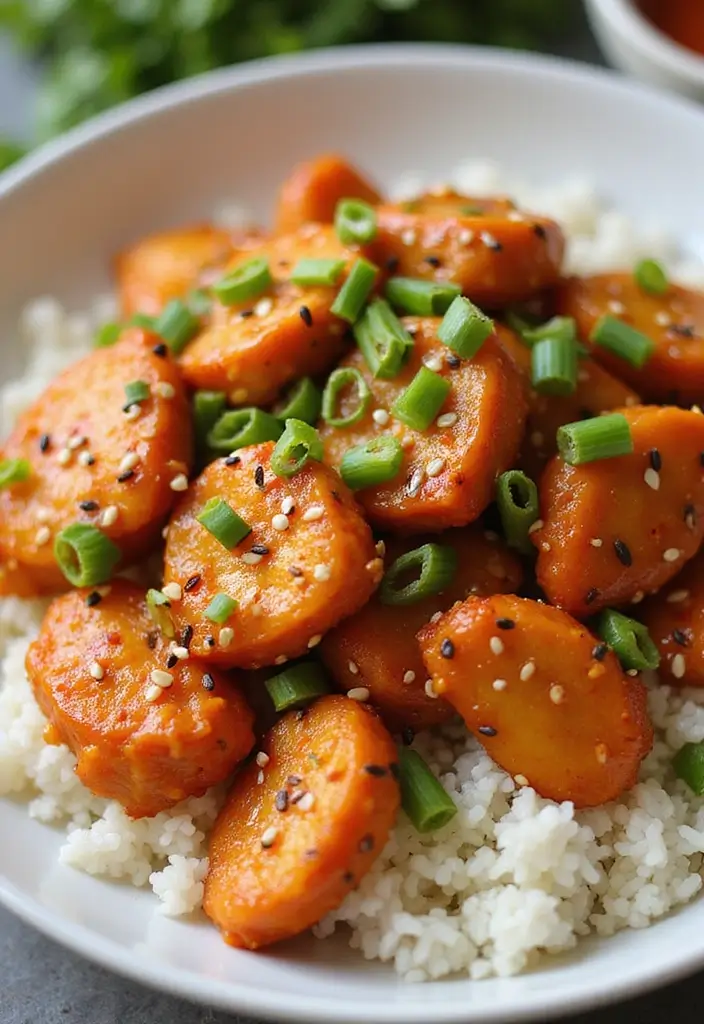 28 Slow Cooker Orange Chicken Recipes That Are Sticky & Delicious 5 28 Slow Cooker Orange Chicken Recipes That Are Sticky & Delicious - 4. Sweet & Spicy Orange Chicken