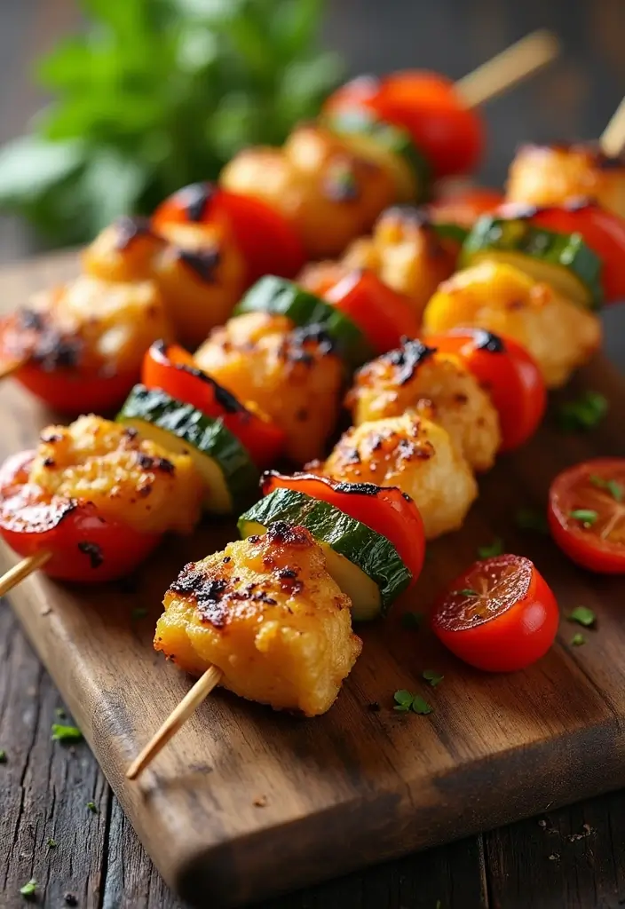 28 Slow Cooker Orange Chicken Recipes That Are Sticky & Delicious 9 28 Slow Cooker Orange Chicken Recipes That Are Sticky & Delicious - 8. Orange Chicken and Veggie Skewers