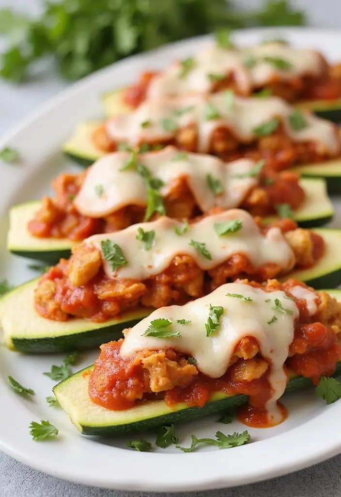 28 Ways to Cook Chicken That Keep It Juicy & Flavorful - 23. Chicken Zucchini Boats