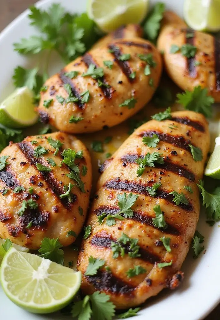 28 Ways to Cook Chicken That Keep It Juicy & Flavorful - 9. Cilantro Lime Grilled Chicken