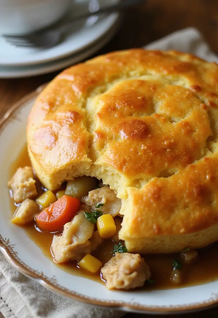 29 Cornbread Chicken Pot Pie Recipes That Feel Southern & Cozy - 22. Maple Glazed Cornbread Chicken Pot Pie