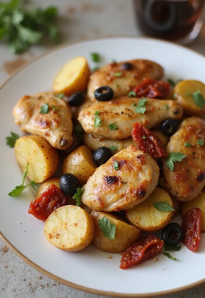 29 Crockpot Chicken and Potatoes Recipes That Feel Rustic & Filling 26 29 Crockpot Chicken and Potatoes Recipes That Feel Rustic & Filling - 10. Mediterranean Chicken and Potatoes