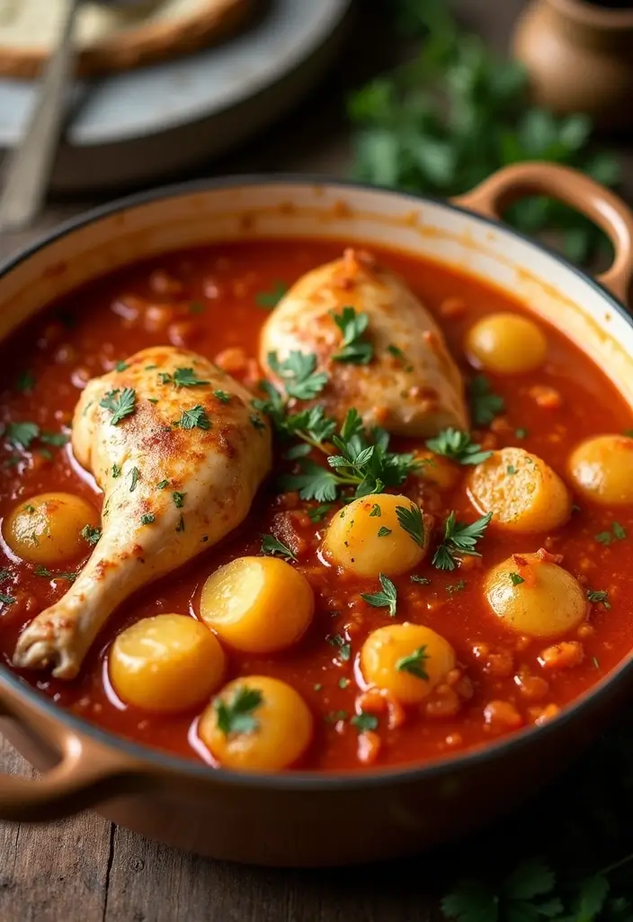 29 Crockpot Chicken and Potatoes Recipes That Feel Rustic & Filling 28 29 Crockpot Chicken and Potatoes Recipes That Feel Rustic & Filling - 12. Chicken and Potato Paprikash