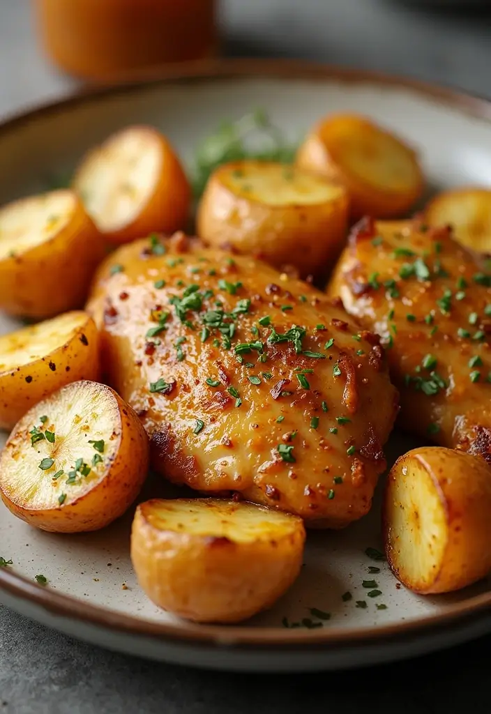 29 Crockpot Chicken and Potatoes Recipes That Feel Rustic & Filling 37 29 Crockpot Chicken and Potatoes Recipes That Feel Rustic & Filling - 21. Maple Mustard Chicken and Potatoes