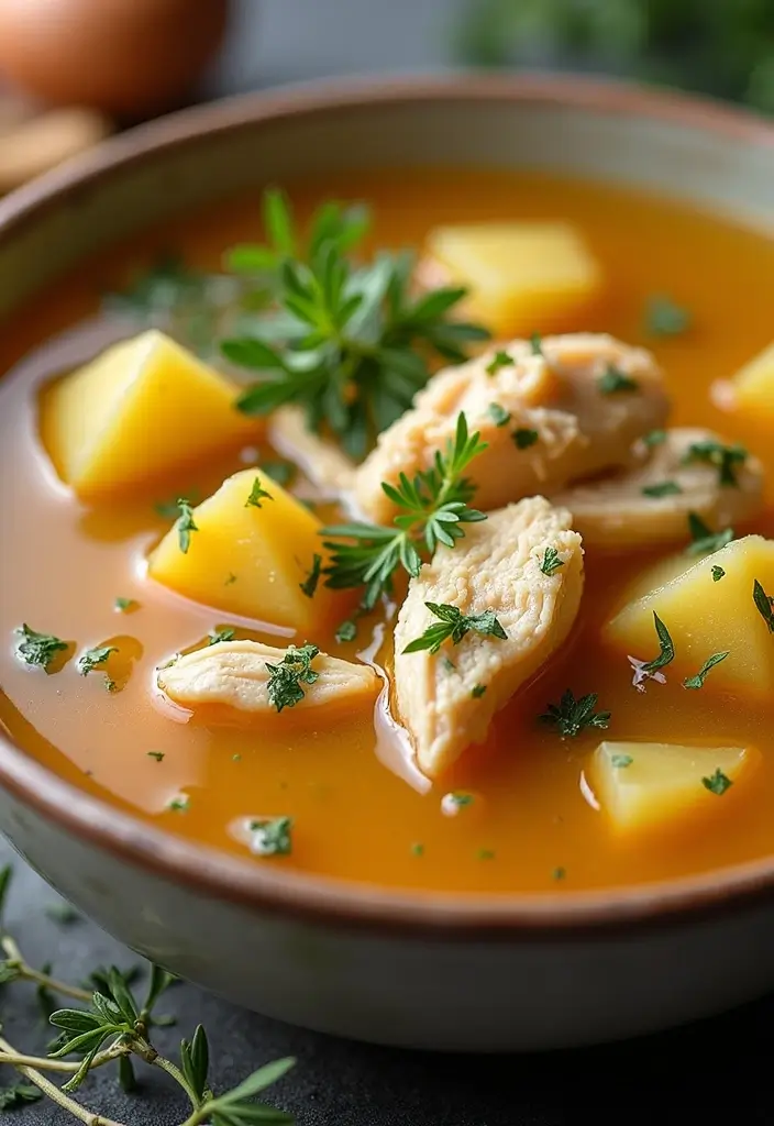 29 Crockpot Chicken and Potatoes Recipes That Feel Rustic & Filling 39 29 Crockpot Chicken and Potatoes Recipes That Feel Rustic & Filling - 23. Classic Chicken and Potato Soup