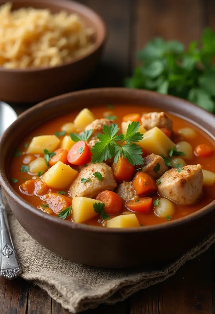 29 Crockpot Chicken and Potatoes Recipes That Feel Rustic & Filling 19 29 Crockpot Chicken and Potatoes Recipes That Feel Rustic & Filling - 3. Rustic Chicken and Potato Stew