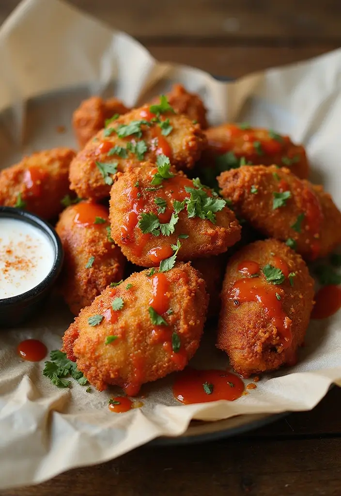 29 Fried Chicken Recipes Without Buttermilk That’s Still Juicy 23 29 Fried Chicken Recipes Without Buttermilk That’s Still Juicy - 22. Sriracha Fried Chicken