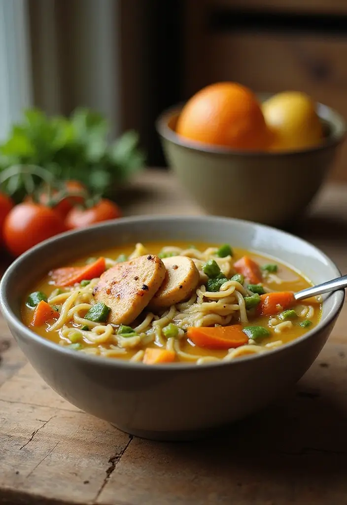 29 Hearty Chicken Noodle Soup Recipes That Warm You Up Instantly - 19. Maple Chicken Noodle Soup