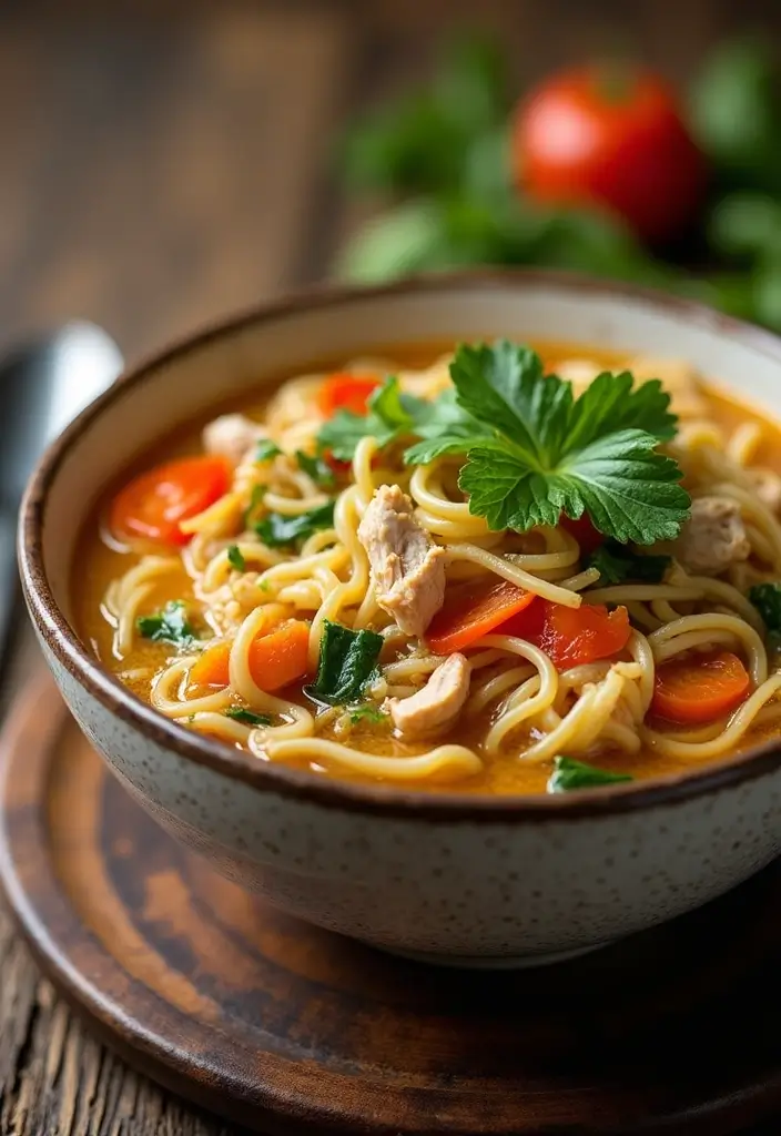29 Hearty Chicken Noodle Soup Recipes That Warm You Up Instantly - 9. Vegetable Chicken Noodle Soup