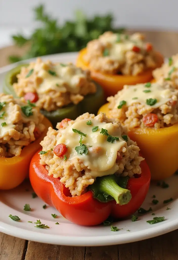 29 Mexican Chicken and Rice Recipes That Are Family Favorites 12 29 Mexican Chicken and Rice Recipes That Are Family Favorites - 11. Mexican Chicken and Rice Stuffed Peppers