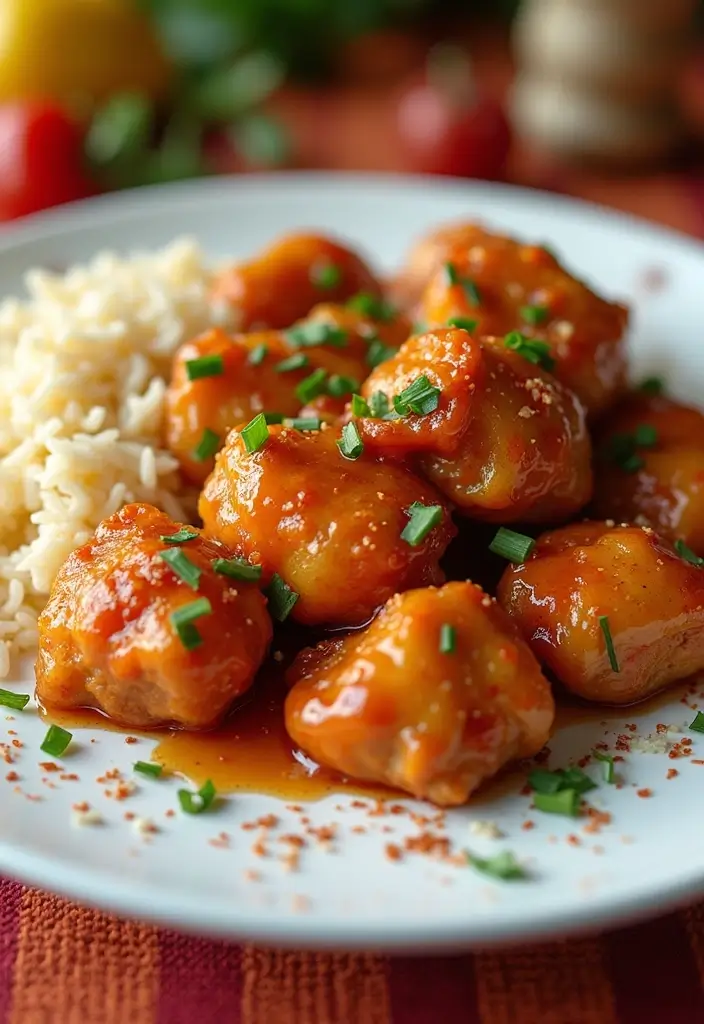 29 Mexican Chicken and Rice Recipes That Are Family Favorites 14 29 Mexican Chicken and Rice Recipes That Are Family Favorites - 13. Sweet and Spicy Chicken and Rice