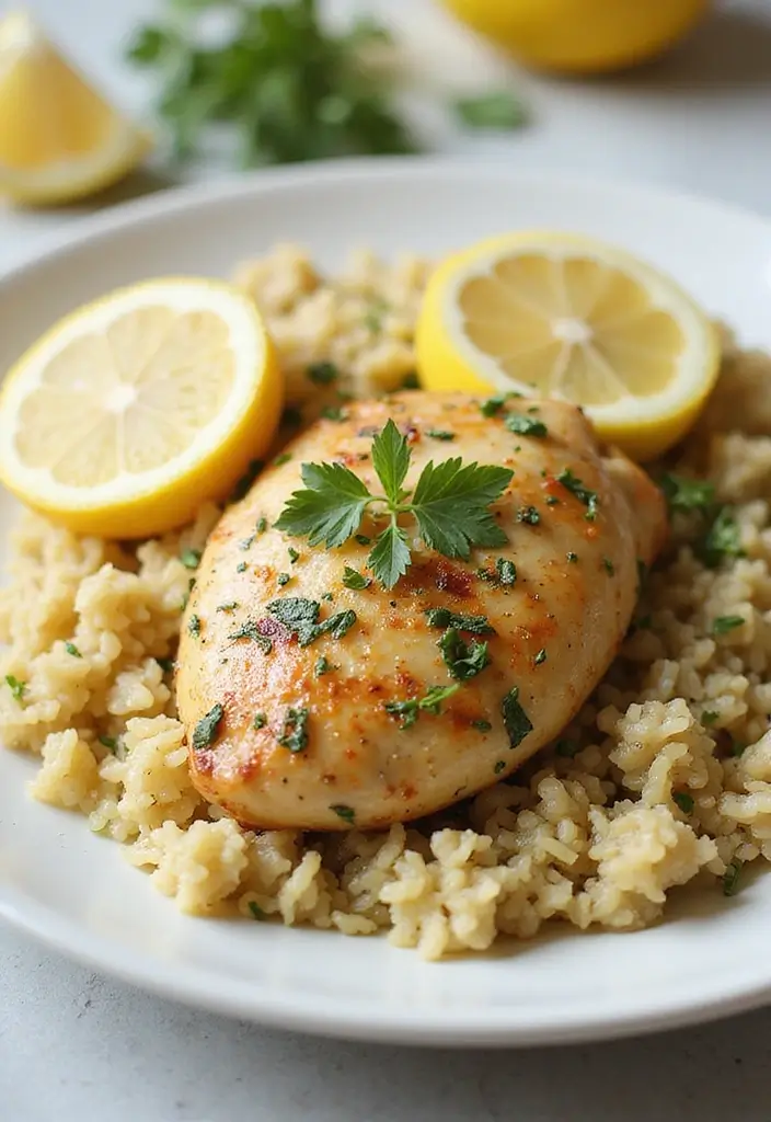 29 Mexican Chicken and Rice Recipes That Are Family Favorites 18 29 Mexican Chicken and Rice Recipes That Are Family Favorites - 17. Lemon Herb Chicken and Rice