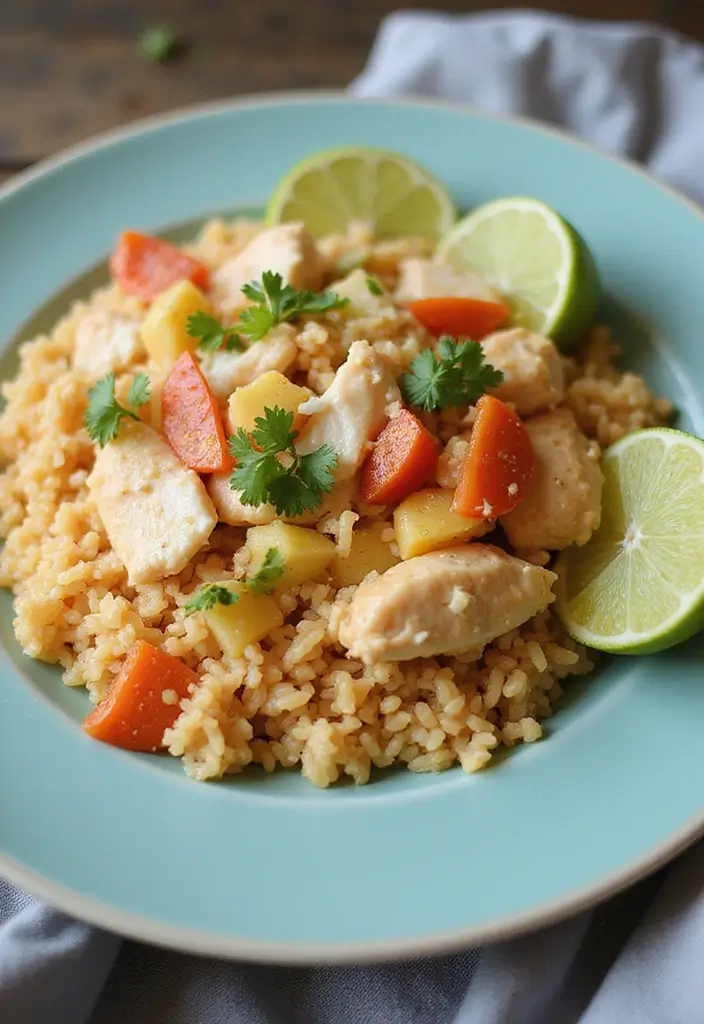 29 Mexican Chicken and Rice Recipes That Are Family Favorites 28 29 Mexican Chicken and Rice Recipes That Are Family Favorites - 27. Coconut Chicken and Rice