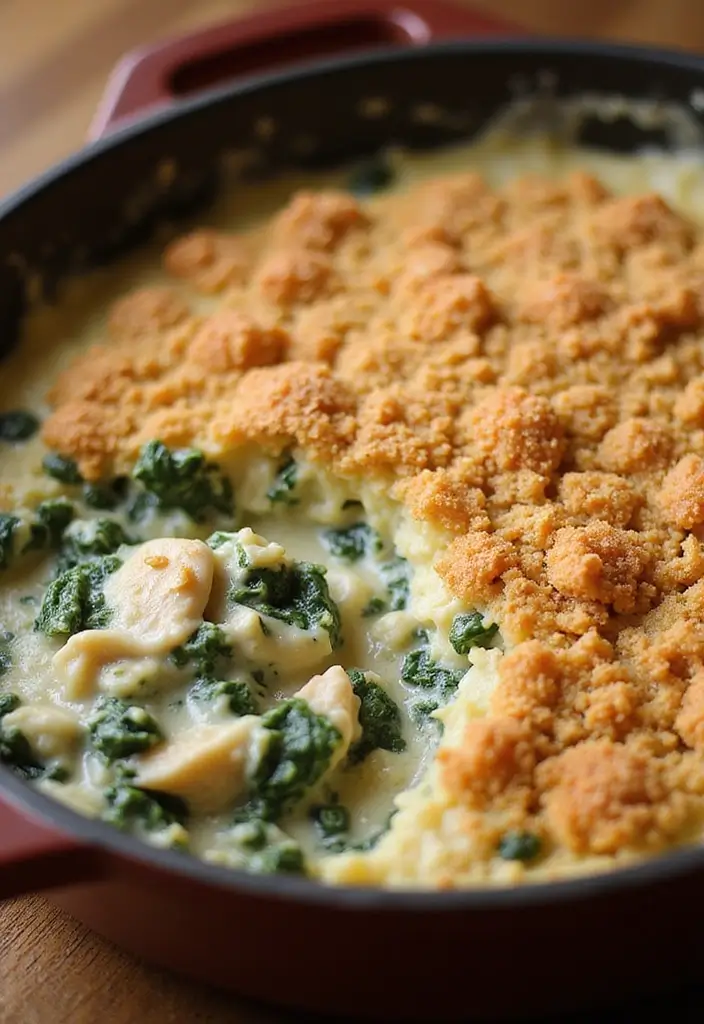 29 Ritz Cracker Chicken Casserole Recipes That Are Crunchy Comfort 15 29 Ritz Cracker Chicken Casserole Recipes That Are Crunchy Comfort - 14. Spinach Artichoke Ritz Chicken Casserole