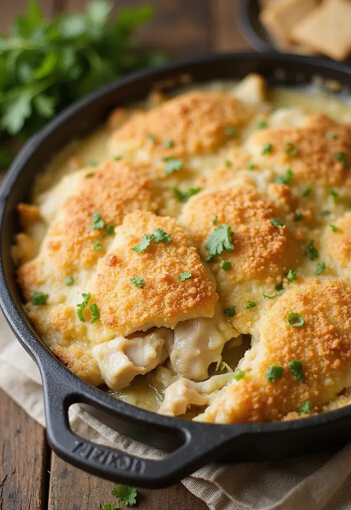29 Ritz Cracker Chicken Casserole Recipes That Are Crunchy Comfort 18 29 Ritz Cracker Chicken Casserole Recipes That Are Crunchy Comfort - 17. Garlic Parmesan Ritz Chicken Casserole