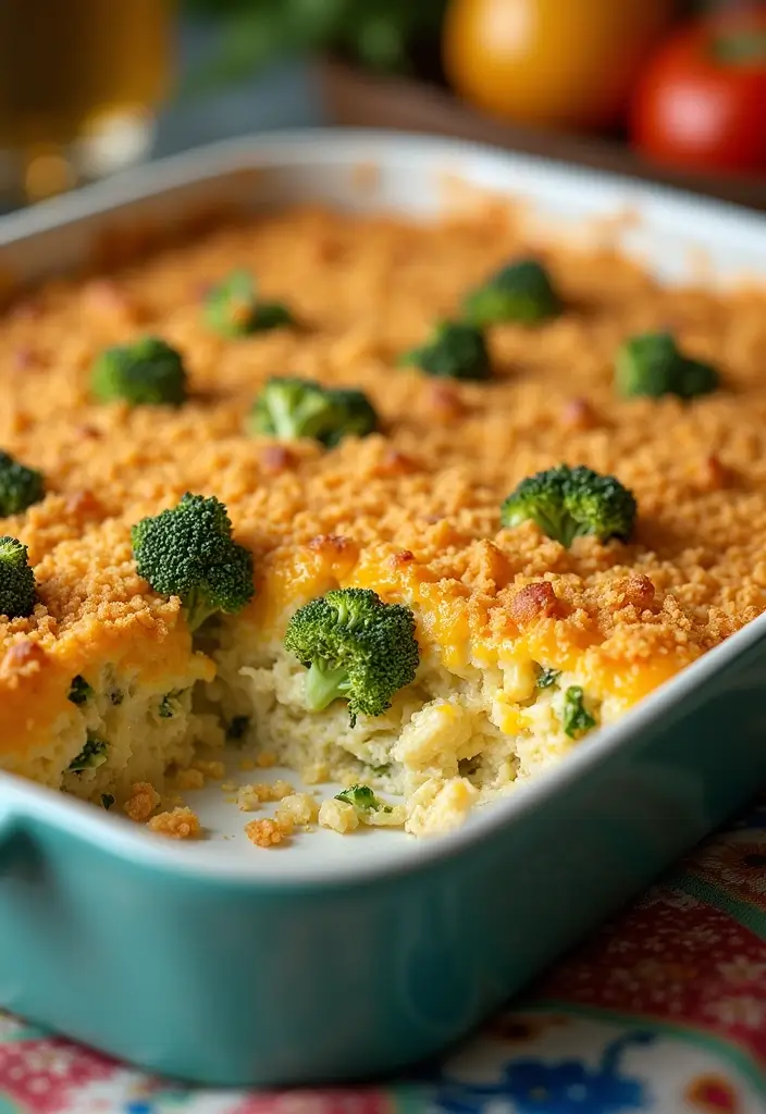 29 Ritz Cracker Chicken Casserole Recipes That Are Crunchy Comfort 3 29 Ritz Cracker Chicken Casserole Recipes That Are Crunchy Comfort - 2. Cheesy Broccoli Ritz Chicken Casserole