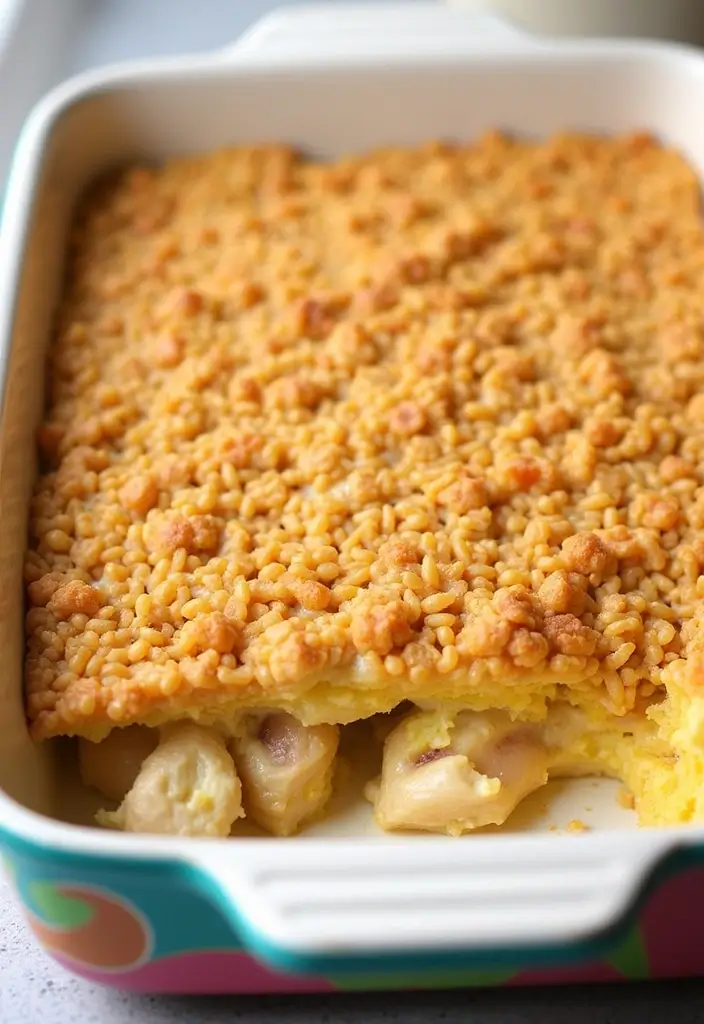 29 Ritz Cracker Chicken Casserole Recipes That Are Crunchy Comfort 22 29 Ritz Cracker Chicken Casserole Recipes That Are Crunchy Comfort - 21. Almond Joy Ritz Chicken Casserole