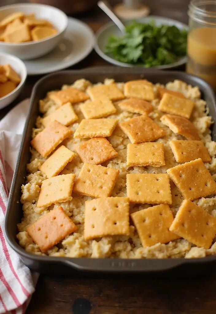 29 Ritz Cracker Chicken Casserole Recipes That Are Crunchy Comfort 26 29 Ritz Cracker Chicken Casserole Recipes That Are Crunchy Comfort - 25. One-Pan Ritz Chicken Casserole