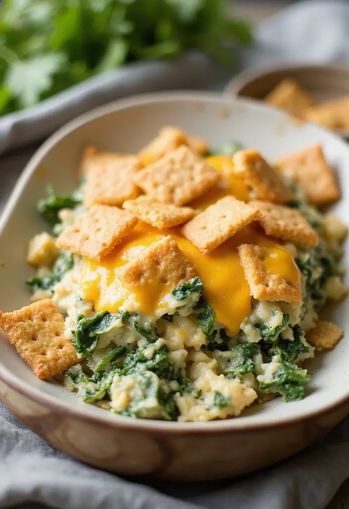 29 Ritz Cracker Chicken Casserole Recipes That Are Crunchy Comfort 10 29 Ritz Cracker Chicken Casserole Recipes That Are Crunchy Comfort - 9. Cheesy Spinach Ritz Casserole