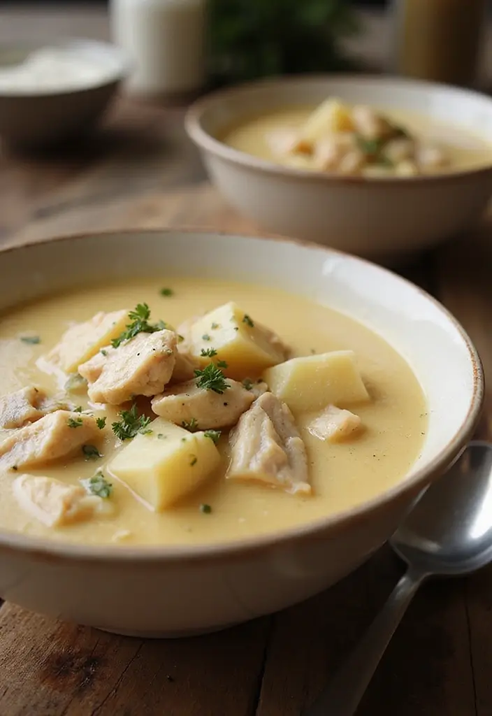 29 Rotisserie Chicken Soup Recipes That Warm the Soul - 12. Rotisserie Chicken and Potato Soup