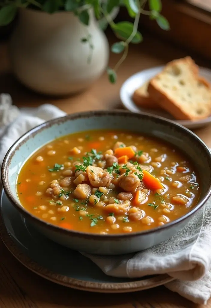 29 Rotisserie Chicken Soup Recipes That Warm the Soul - 14. Rotisserie Chicken and Lentil Soup