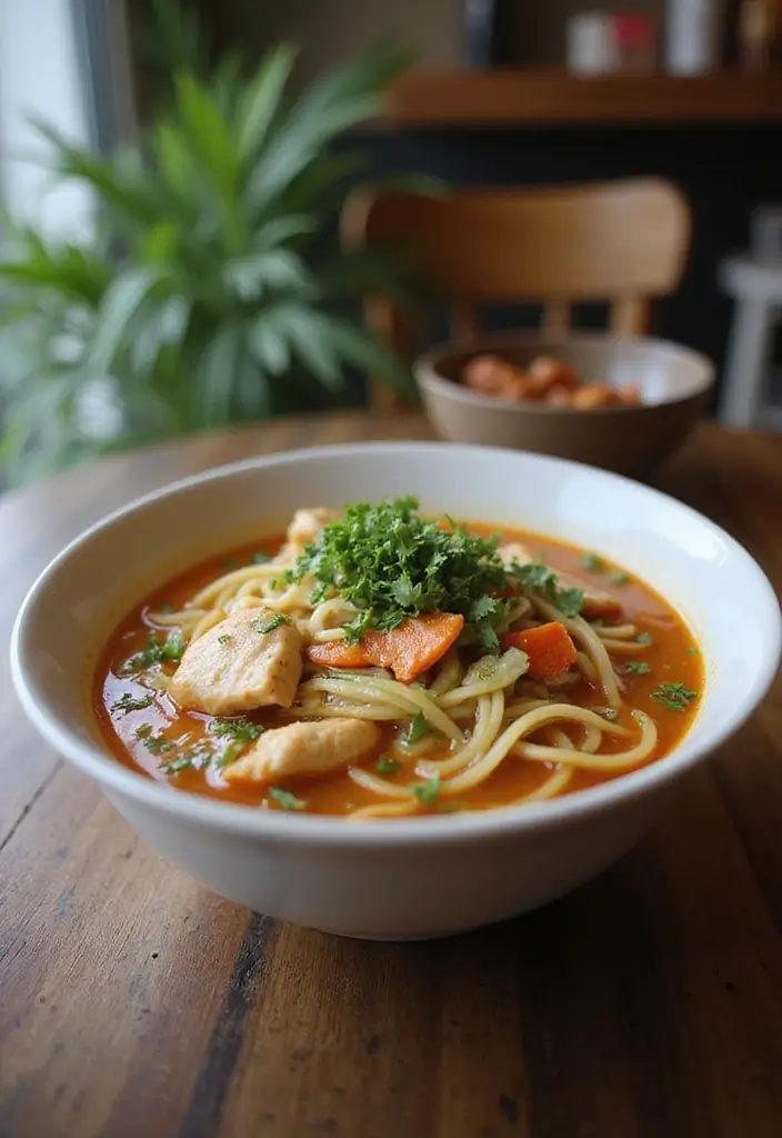 29 Rotisserie Chicken Soup Recipes That Warm the Soul - 19. Asian Rotisserie Chicken Soup with Noodles