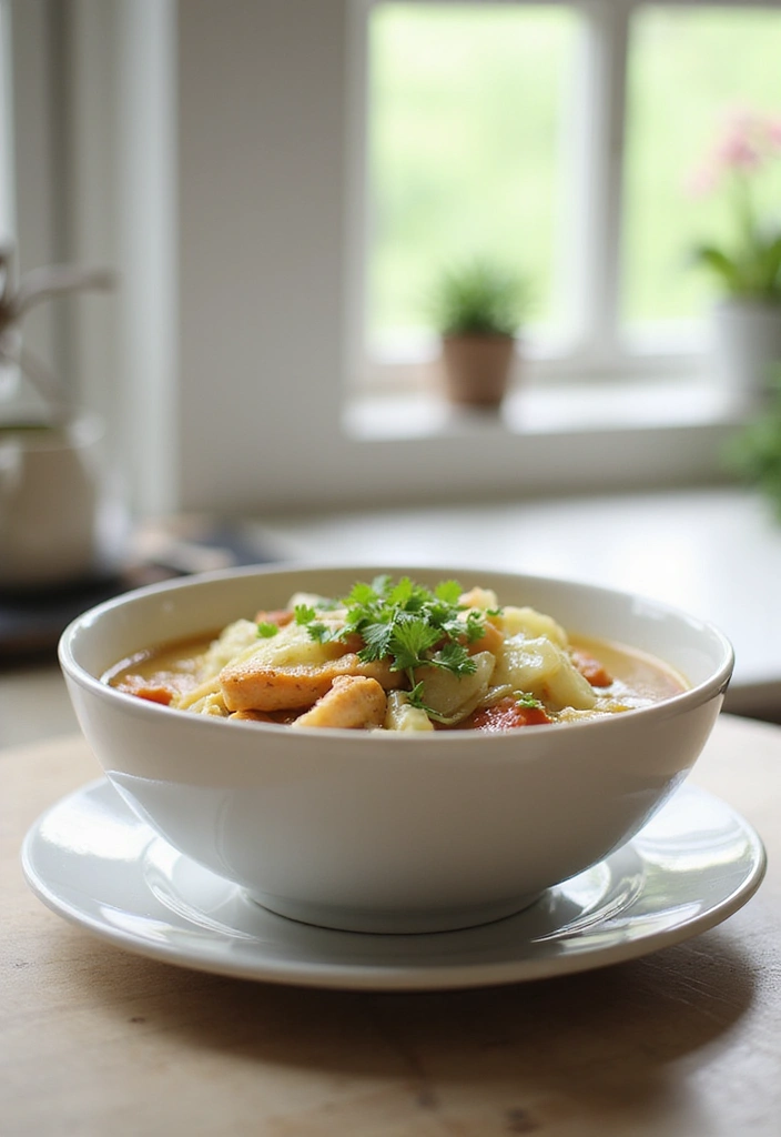 29 Rotisserie Chicken Soup Recipes That Warm the Soul - 23. Rotisserie Chicken and Cabbage Soup