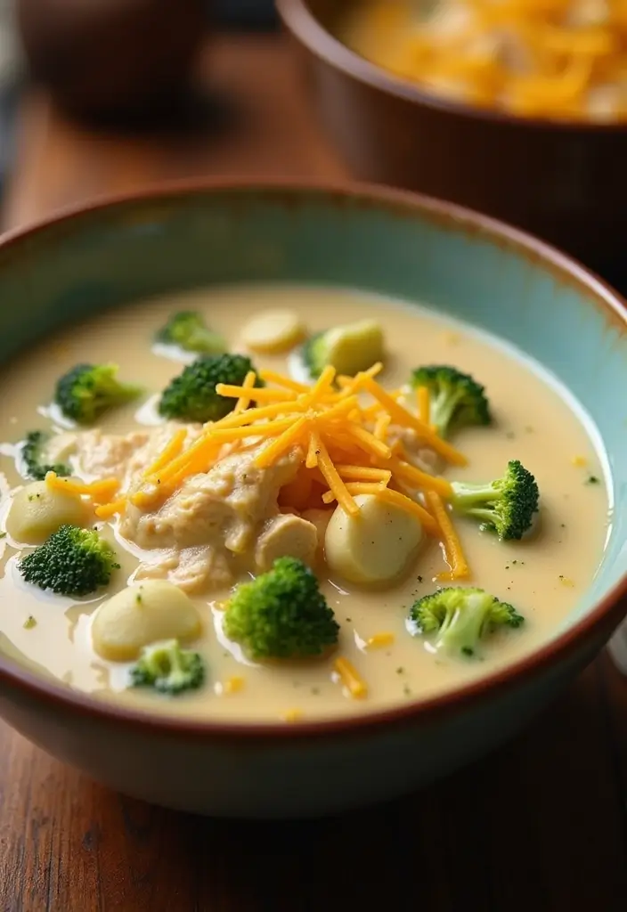 29 Rotisserie Chicken Soup Recipes That Warm the Soul - 29. Rotisserie Chicken and Broccoli Soup