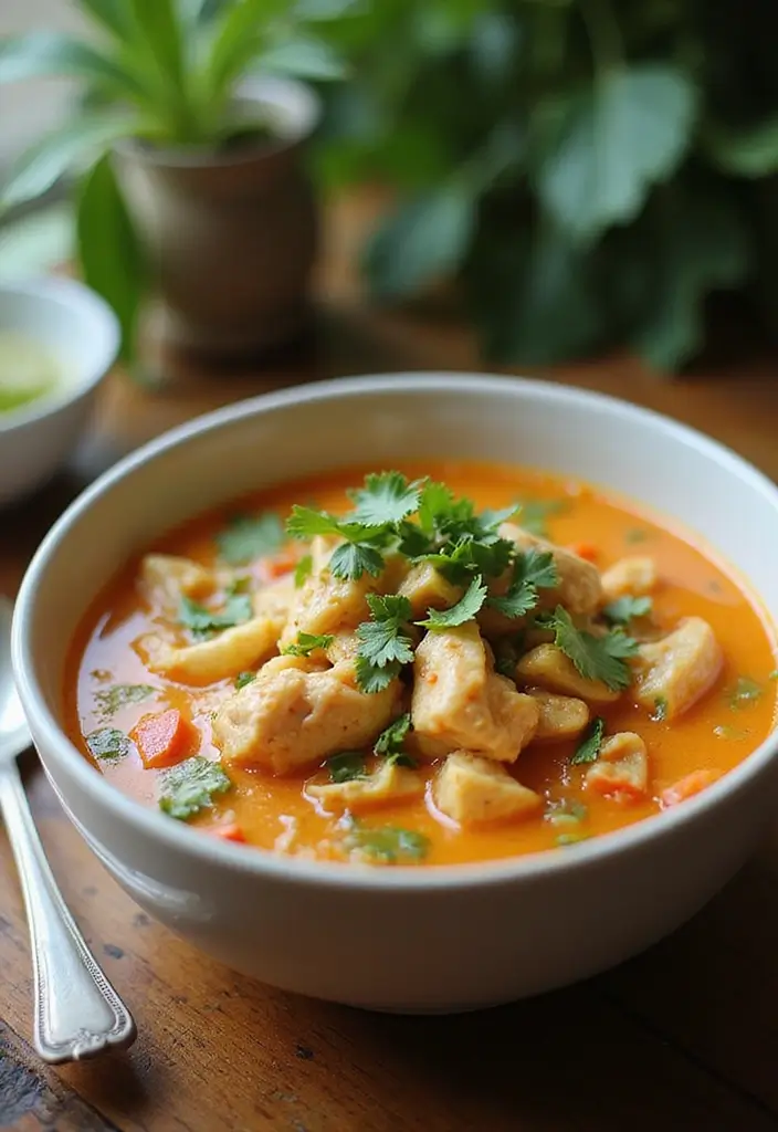 29 Rotisserie Chicken Soup Recipes That Warm the Soul - 5. Thai Rotisserie Chicken Coconut Soup