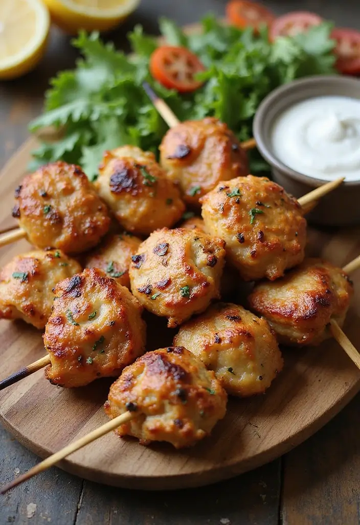 29 Slow Cooker Greek Chicken Recipes That Are Mediterranean Magic - 17. Greek Chicken Shish Kebabs