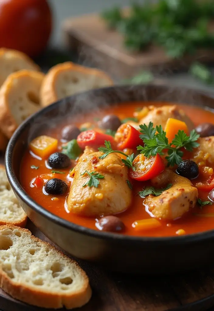 29 Slow Cooker Greek Chicken Recipes That Are Mediterranean Magic - 2. Mediterranean Chicken Stew