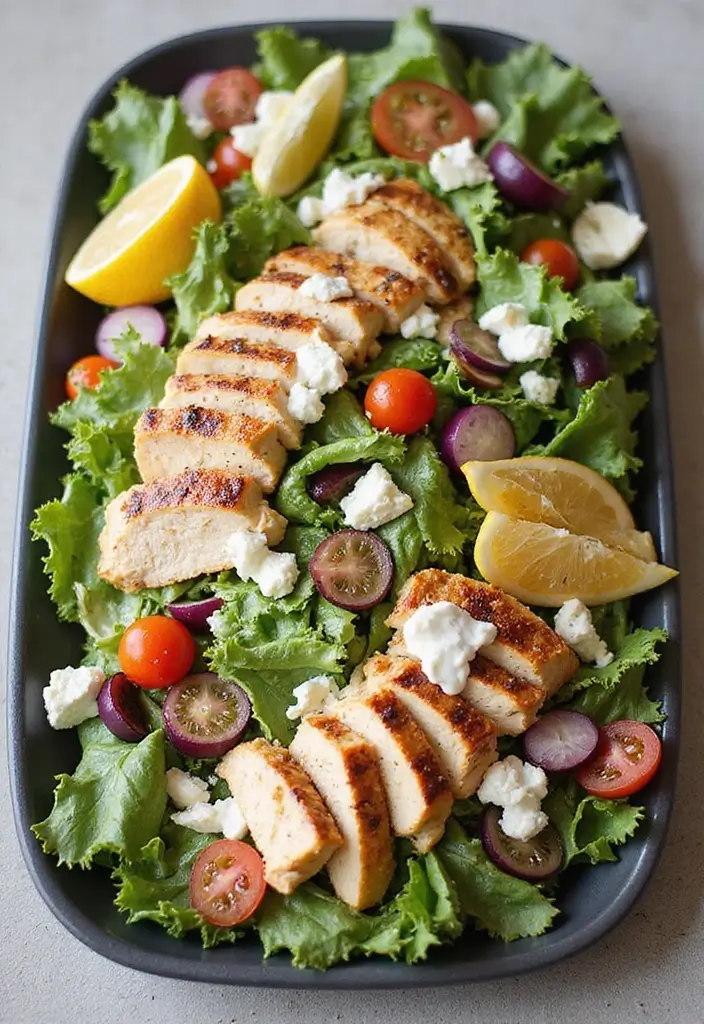 29 Slow Cooker Greek Chicken Recipes That Are Mediterranean Magic - 22. Greek Chicken Salad with Yogurt Dressing