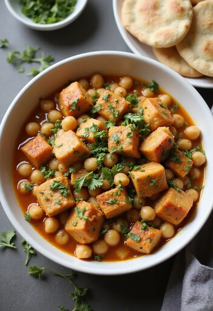 29 Slow Cooker Greek Chicken Recipes That Are Mediterranean Magic - 27. Greek Chicken with Chickpeas