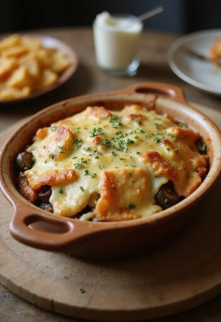 29 Slow Cooker Greek Chicken Recipes That Are Mediterranean Magic - 29. Greek Chicken and Eggplant Bake