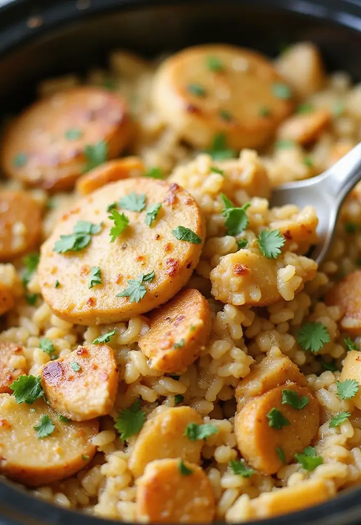 29 Slow Cooker Greek Chicken Recipes That Are Mediterranean Magic - 4. Greek Chicken and Rice Casserole